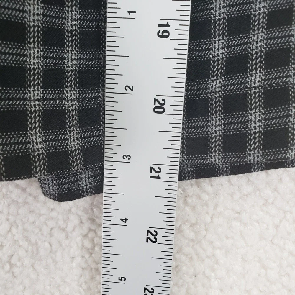 Travis Mathew Plaid Golf Shorts Mens 36 Black Golfcore Preppy Athleisure
